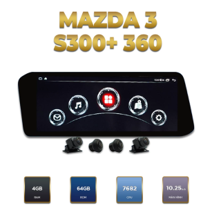  Màn Hình Android S300+ Pro 360 Mazda 3 2020-2022