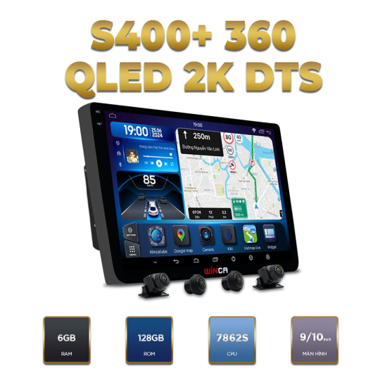 Màn Hình Android S400+ PRO 360 QLED 2K DTS