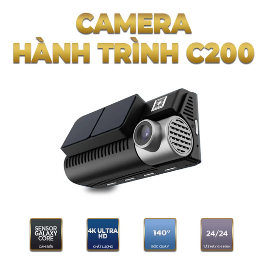 Camera Hành Trình C200 ( Tặng Kèm Thẻ Nhớ 64GB )