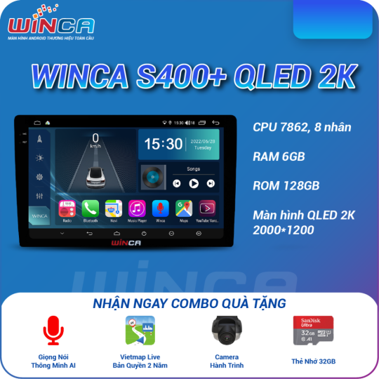 Màn Hình Android S400+ QLED 2K