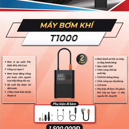 Máy Bơm Khí T1000